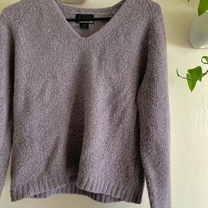 gray purple cute sweater 🤍🌼